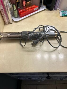 Gray Triple Barrel Hair Waver Styling Iron - Unbranded